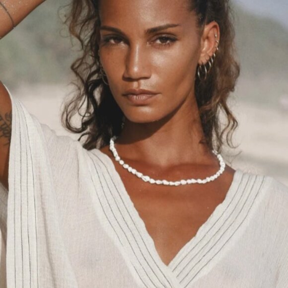 The Handloom Kaftan Kimono Flowy Breezy Summer to the Maxi Dress - Picture 8 of 10